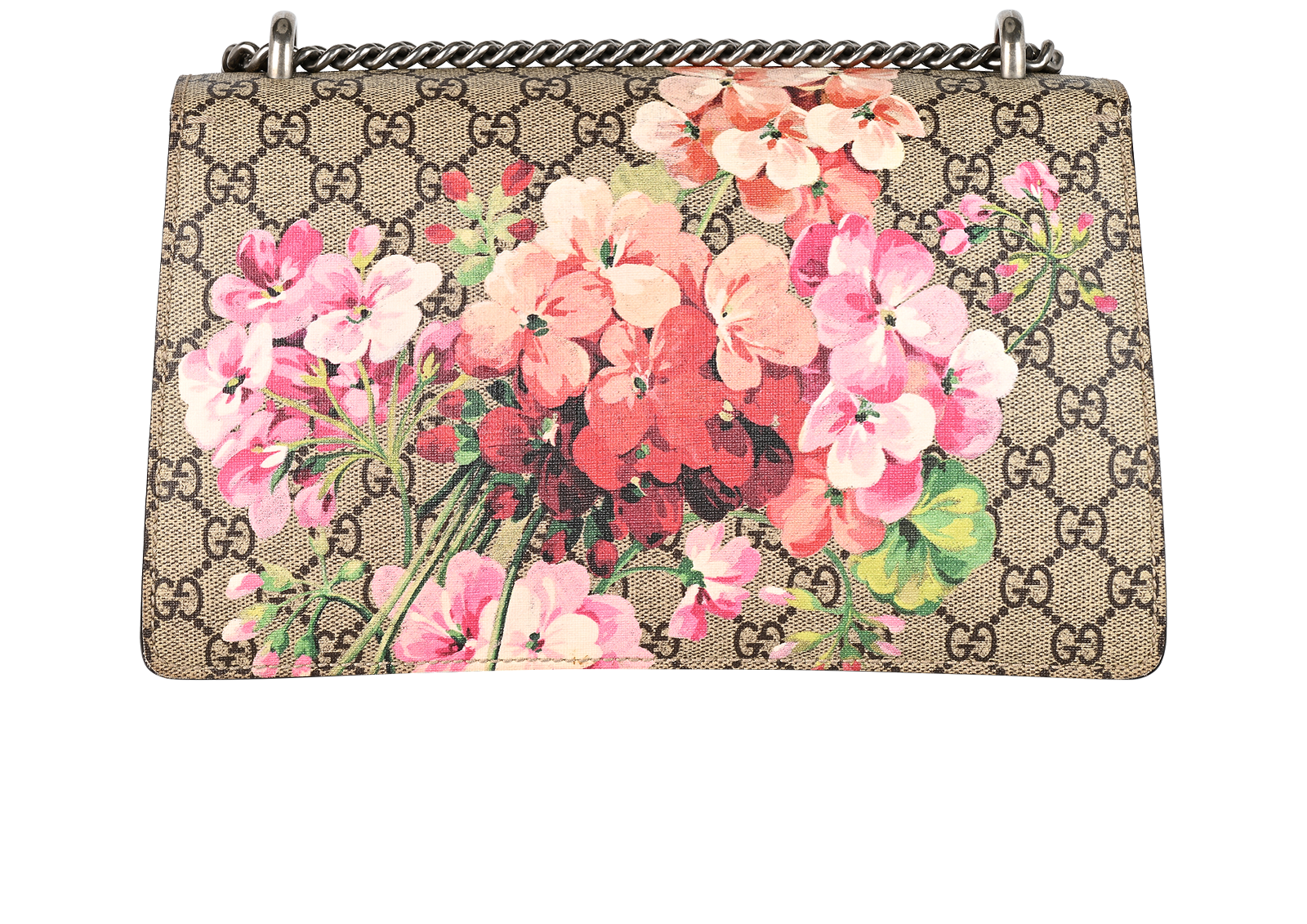 Medium Dionysus Blooms, &pound;950, Handbags, Beige, Canvas, Back view